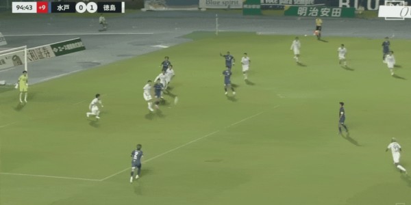 日职乙战报：寺沼星文绝平救主，水户蜀葵1-1德岛漩涡